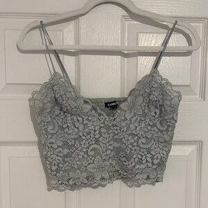 Express Lace Camisole - Sage Green